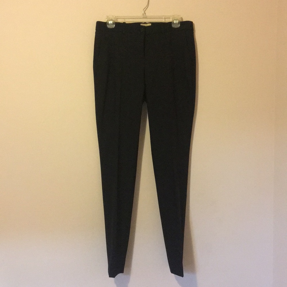 Michael Kors Collection Black Wool Trouser Pants